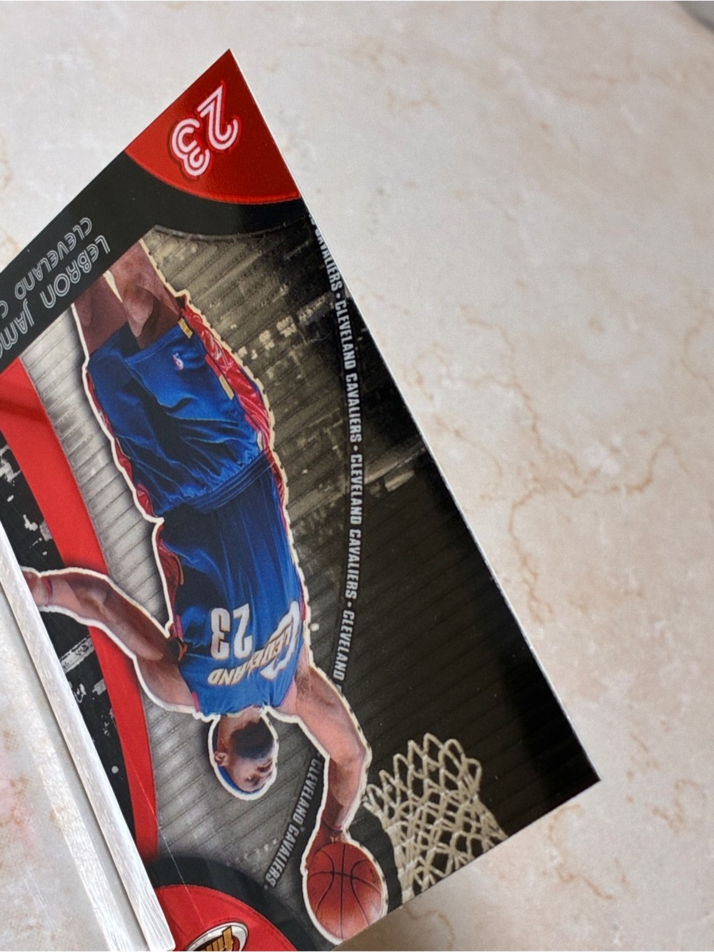 LeBron James 2007-08 Topps Finest Basketball Card #40 - Picture 5 of 6